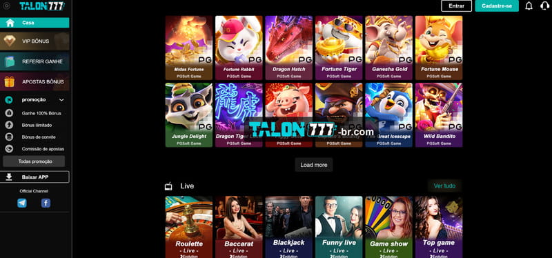 Casino ao vivo