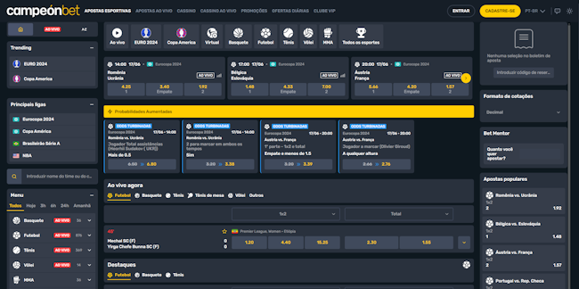 Jogo de futebol online