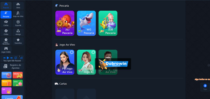Jogo de aposta foguete